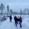 Sneeuwschoenen wandeling groepsreis Zweden